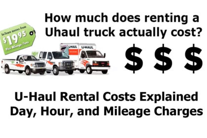 Does U-haul Charge By The Day, Hour, Or Mile