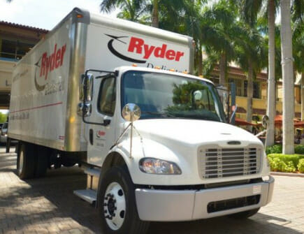 Ryder big box truck