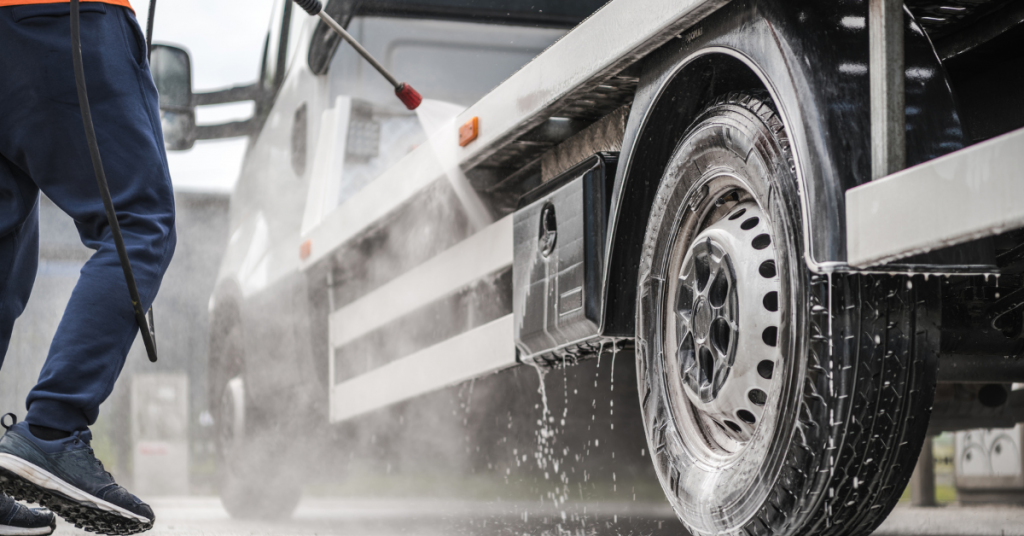 Step-by-Step Guide on Washing a Semi-Truck using Touchless Cleaning